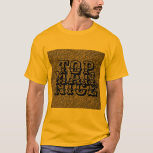 HAUT HOMME NICE -BROWN NOIR OR-T-shirt