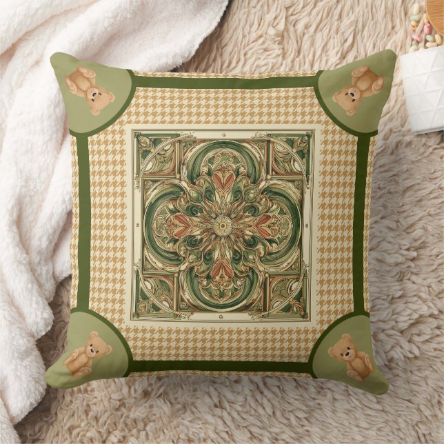 Haut Houndstooth, Throw Pillow (Blanket)