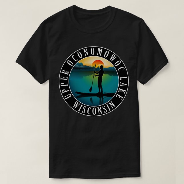 Haut Oconomowoc Lake Wisconsin Paddleboard (Design devant)