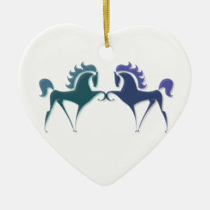 Haut ornement de cheval de progression