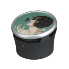 Papillon Lady Art Déco vintage Joli Fleurs