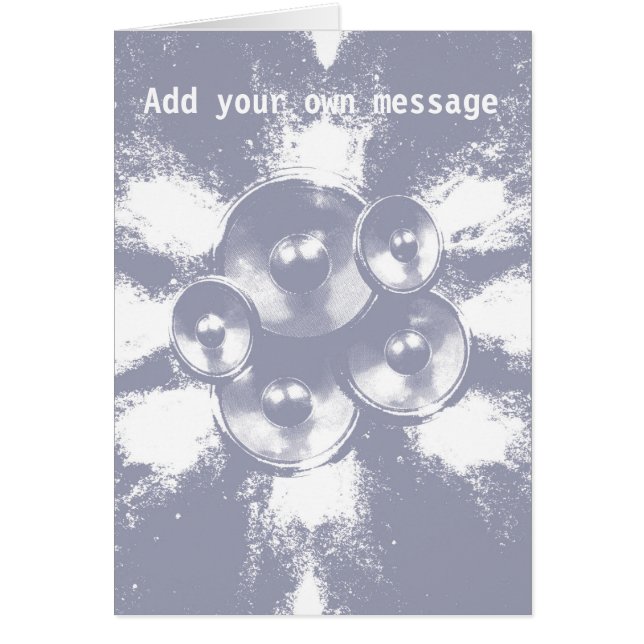 Haut-parleurs de musique bleu clair (Devant)