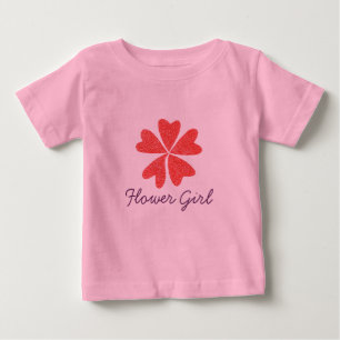 Haut pour fille aux fleurs