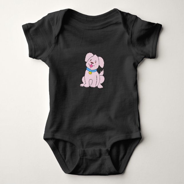 Haut Simple pour Bébé Chien de Base (Devant)