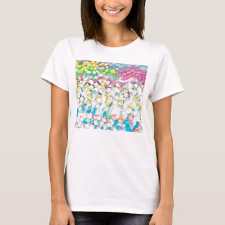 Haut Tulipe multicolore