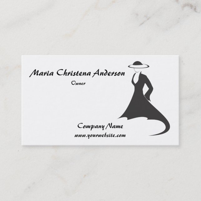 Haute Couture Carte de visite (Devant)