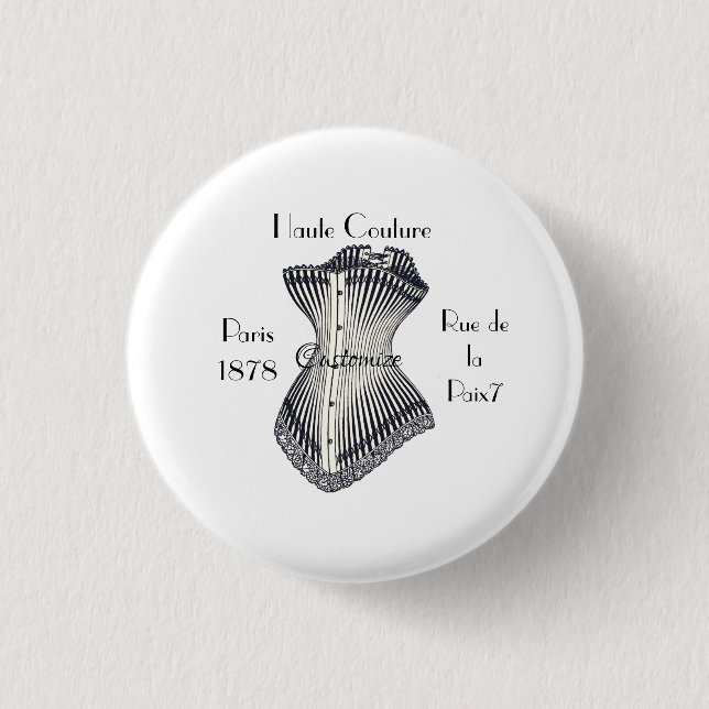 Haute Couture Corset Thunder_Cove    1 Inch Round Button (Front)