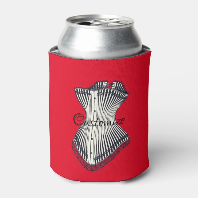 Haute Couture Corset Thunder_Cove   Can Cooler (Can Front)