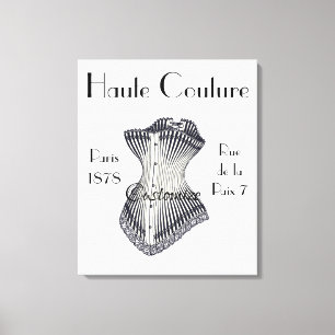 Haute Couture Corset Thunder_Cove        Canvas Print