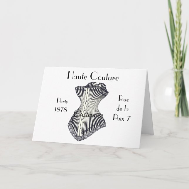 Haute Couture Corset Thunder_Cove       Card (Front)