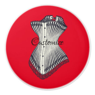 Haute Couture Corset Thunder_Cove          Ceramic Knob