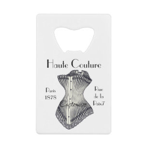 Haute Couture Corset Thunder_Cove Credit Card Bottle Opener