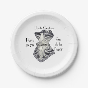 Haute Couture Corset Thunder_Cove Paper Plate