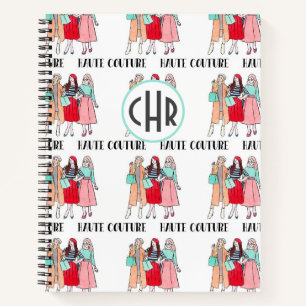 Haute Couture   Fashion   Paris   Monogram Notebook