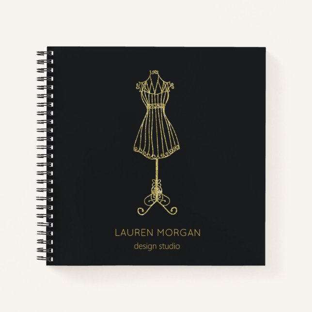 Haute Couture |  Personalized Spiral Notebook (Front)