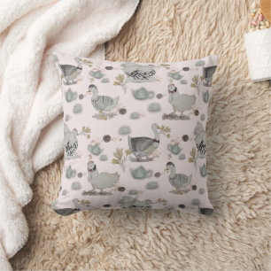 Haute Couture Print Kidsroom Throw Pillow