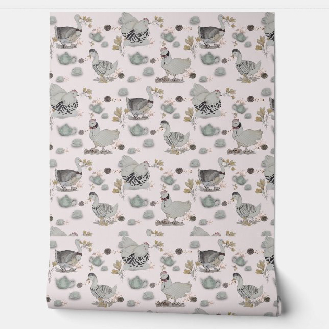 Haute Couture Print Kidsroom Wallpaper (Unrolling)