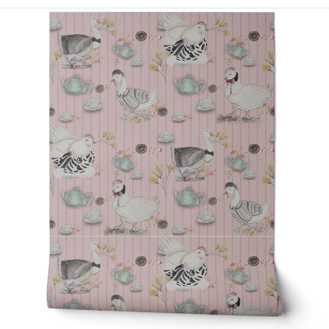 Haute Couture Theme Kidsroom Wallpaper (Unrolling)