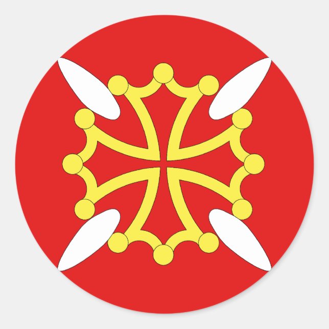 Haute-Garonne, France Classic Round Sticker (Front)