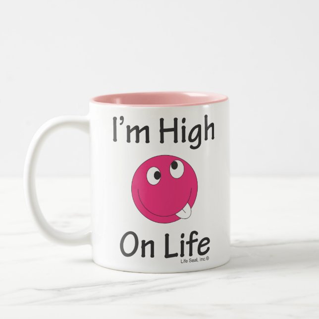 Haute la vie - cette tasse drôle vous incitera à (Gauche)
