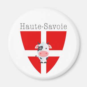 Haute-Savoie Cow Magnet