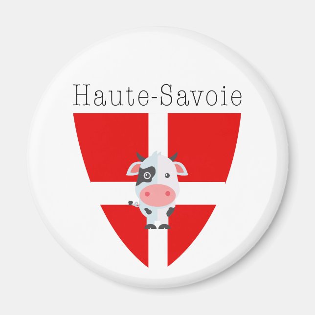 Haute-Savoie Cow Magnet (Front)