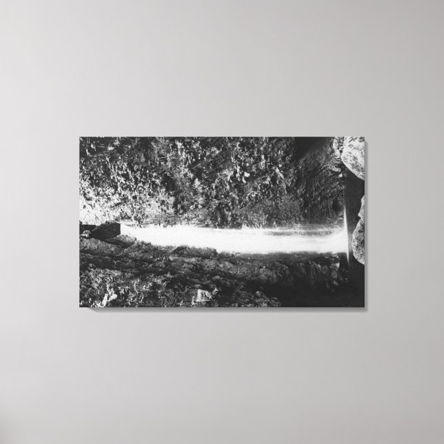 Hauula, HI - Sacred Falls, Near Cooper Ranch Inn Canvas Print (Front)