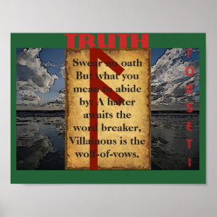 Havamal Truth Poster