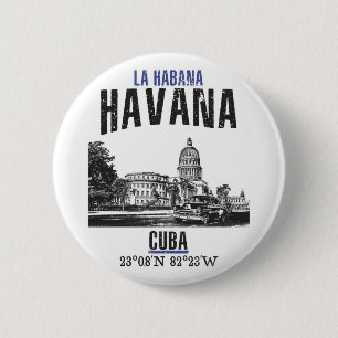 Havana 2 Inch Round Button