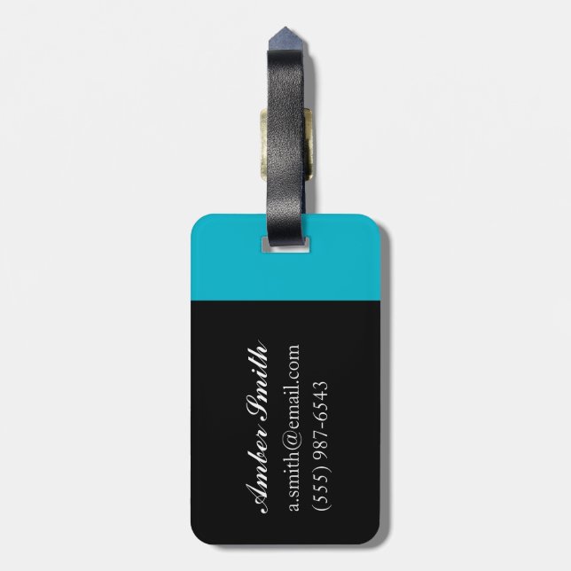 Havana 3 luggage tag (Back Vertical)