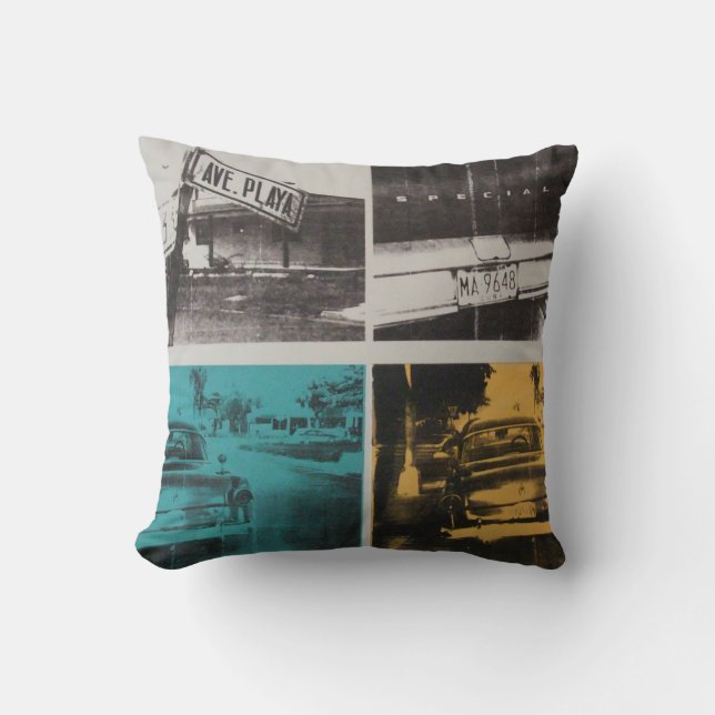 Havana 3 throw pillow (Front)