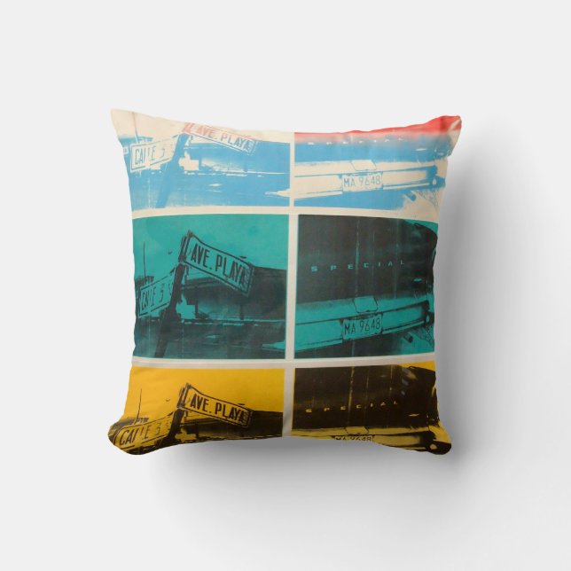 Havana 4 throw pillow (Front)