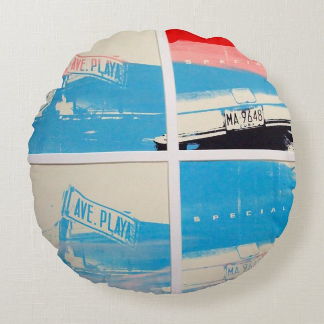 Havana 5 round pillow (Front)