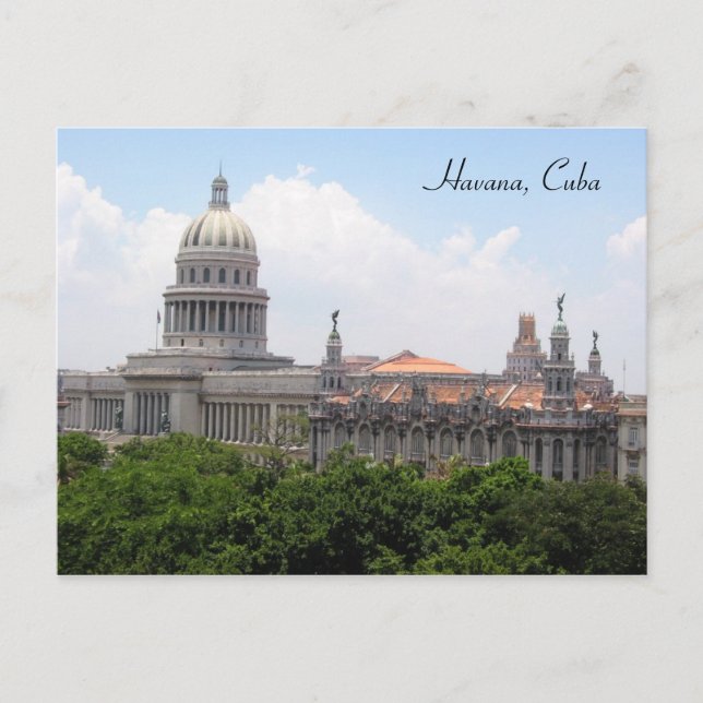 havana capitolio postcard (Front)