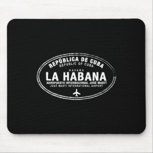 Havana Cu Pport Stamp Vacation Apparel Travel Mouse Pad