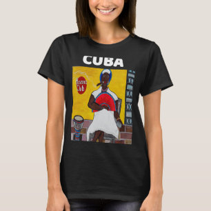 Havana Cuba Art Afro Woman Cuban Cigar Mens Gift T-Shirt