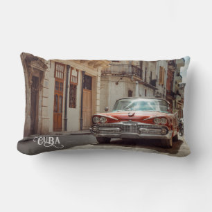 Havana CUBA Cars Lumbar Pillow