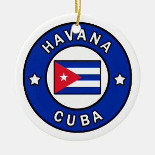 Havana Cuba Ceramic Ornament