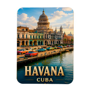 Havana Cuba Colonial Caribbean Travel Souvenir Magnet