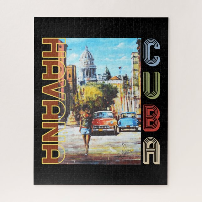 Havana Cuba Fine Art - National Capital Jigsaw Puzzle (Vertical)