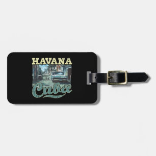 Havana Cuba Graffiti Street Art - Love Habana Luggage Tag