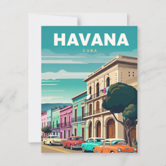 Havana, Cuba - holiday vacation picture postcard