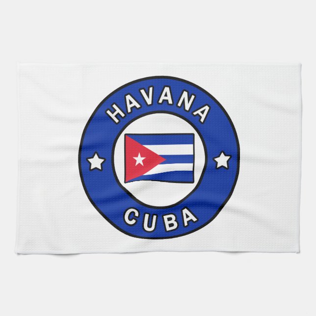 Havana Cuba Kitchen Towel (Horizontal)