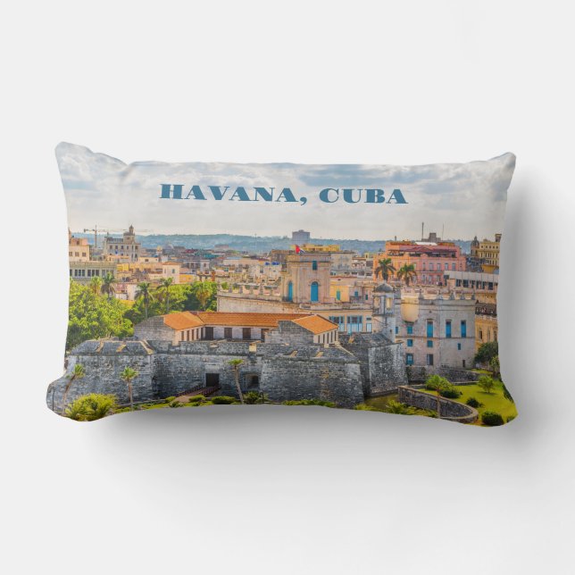 Havana CUBA Lumbar Pillow (Front)