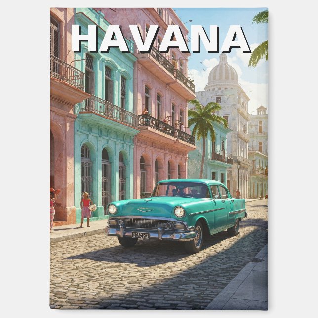 Havana Cuba Magnet (Front)