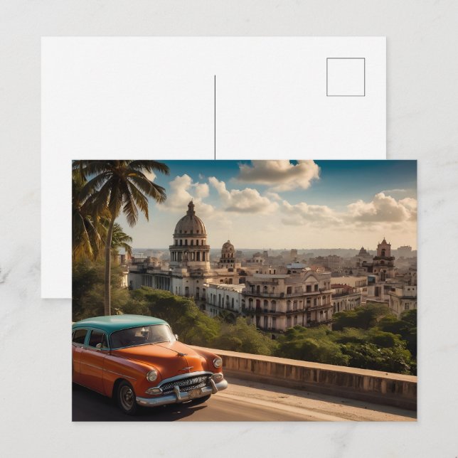 Havana Cuba Postcard (Front/Back)