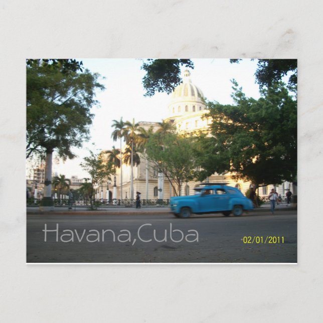 Havana,Cuba Postcard (Front)