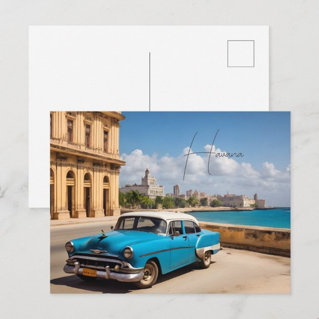 Havana Cuba Postcard (Front/Back)
