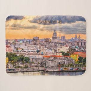 Havana CUBA Sherpa Blanket