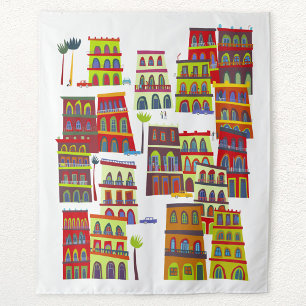 Havana Cuba Tapestry